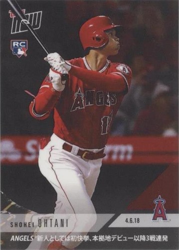 2018 TOPPS NOW B.RUTH/S.OHTANI #MOW1 MOMENT OF THE WEEK PSA