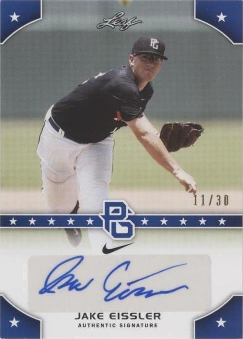 2015 Leaf Perfect Game National Showcase - Jake Eissler #PG-JE2