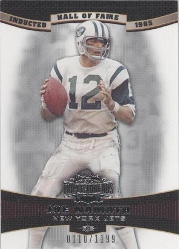 2006 Topps Triple Threads Joe Namath #34