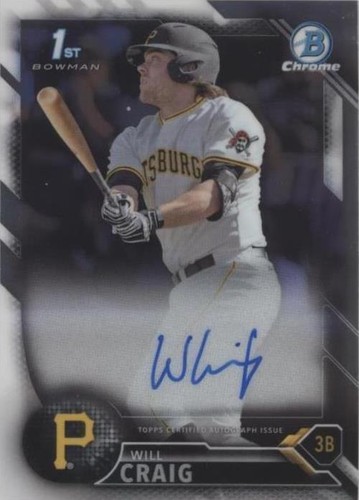 2016 Bowman Draft - Will Craig #CDA-WC