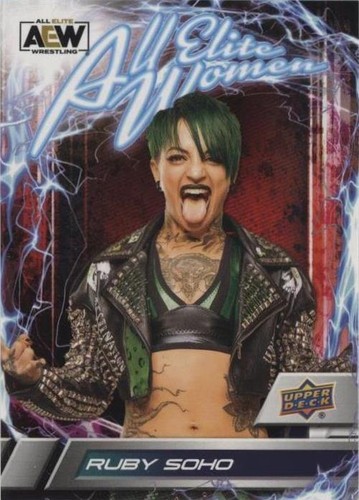 Ruby Sohoページ Ruby Soho 2023 Upper Deck Allure AEW RED RAINBOW PARALLEL
