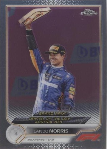 2022 Topps Chrome Formula 1 - Lando Norris #181