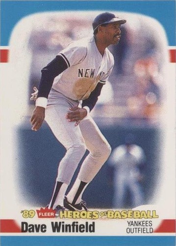 1989 Fleer Heroes of Baseball - Dave Winfield #43