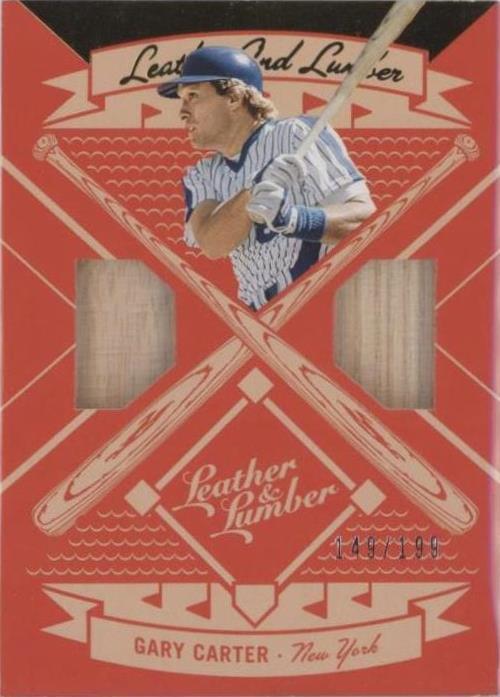 Panini Leather & Lumber 2019 - Gary Carter #LLD-GC