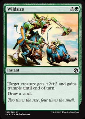 Wildsize -Foil Near Mint English MTG Iconic Masters