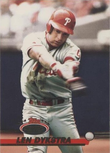 1993 Topps Stadium Club - Lenny Dykstra #477