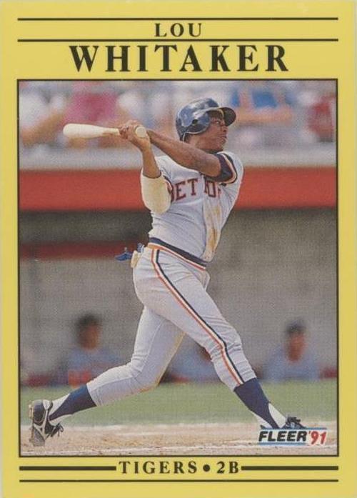 Fleer 1991 - Lou Whitaker #357