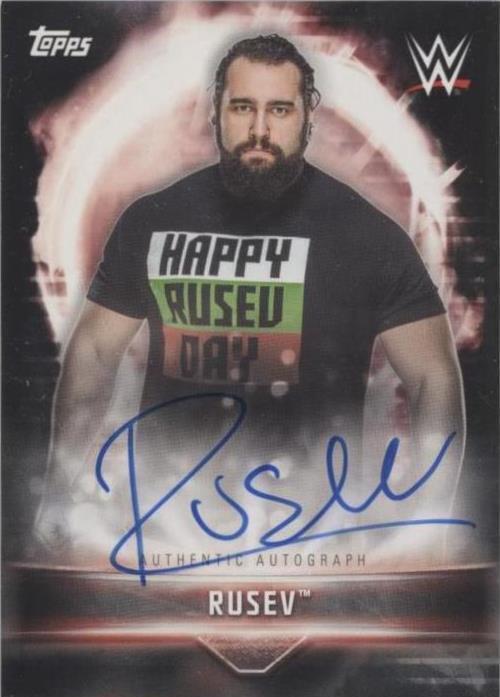 2019 Topps WWE Road to Wrestlemania - Rusev #A-RD
