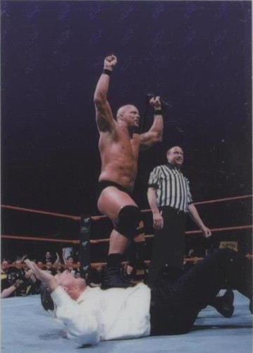 1999 Comic Images WWF SmackDown! Chromium - Steve Austin #77