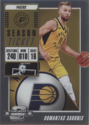 2018-19 Panini Contenders Optic - Domantas Sabonis #63