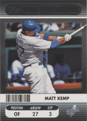 2009 Topps Ticket To Stardom - Matt Kemp #TTS-5