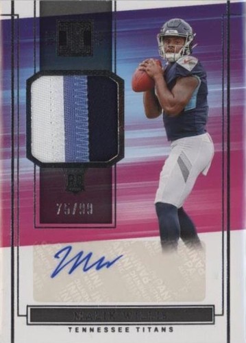 2022 Panini Impeccable Malik Willis #RPA-MWI