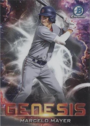 Marcelo Mayer 2021 Bowman Chrome Draft 1st Refractor Signed