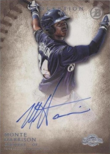 2015 Bowman Inception - Monte Harrison #PA-MH