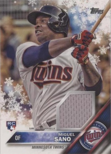 2016 Topps Holiday - Miguel Sanó #R-MSA