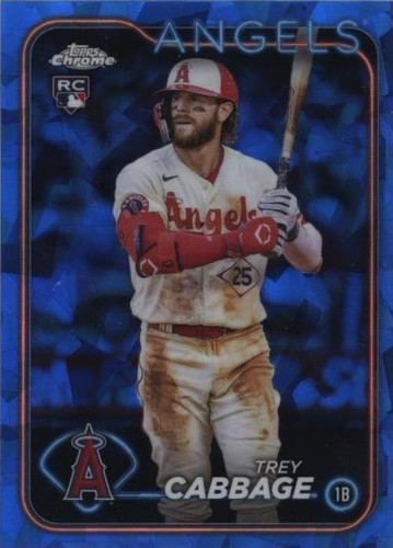 2024 Topps Chrome Sapphire Edition - Trey Cabbage #321