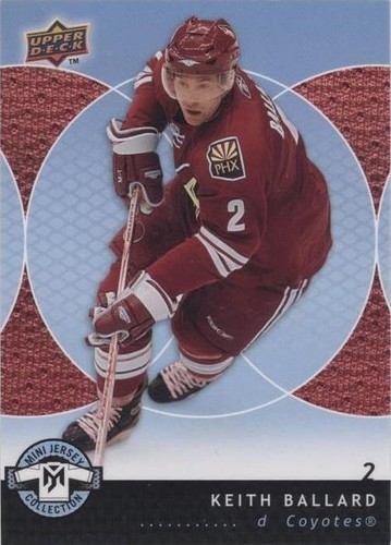 2007-08 Upper Deck Mini Jersey Collection - Keith Ballard #75