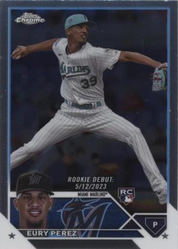 2023 Topps Chrome Update Series - Eury Perez #USC175