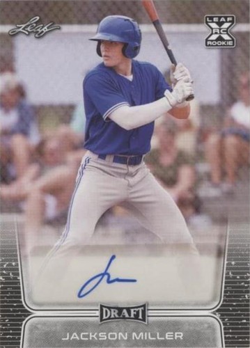 2020 Leaf Draft - Jackson Miller #BA-JM1