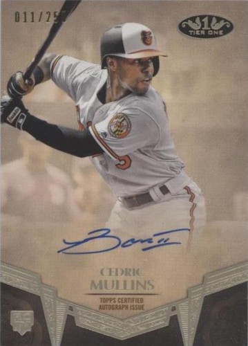 2019 Topps Tier One - Cedric Mullins #BA-CM