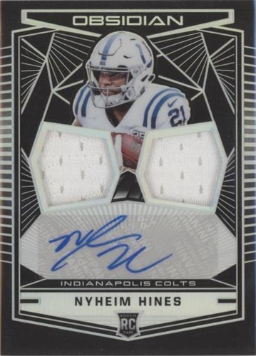 2018 Panini Obsidian Nyheim Hines #26