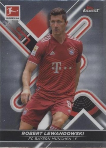 2021-22 Topps Finest Bundesliga Robert Lewandowski #127