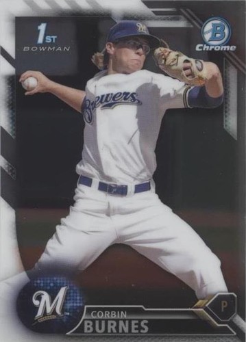 2016 Bowman Draft - Corbin Burnes #BDC-89