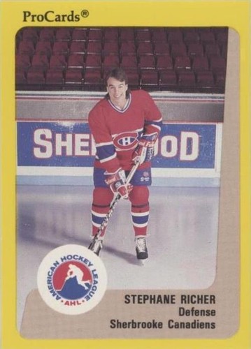 1989-90 Procards AHL - Stephane Richer #195