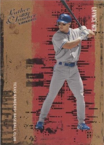 2005 Donruss Leather & Lumber - Laynce Nix #87