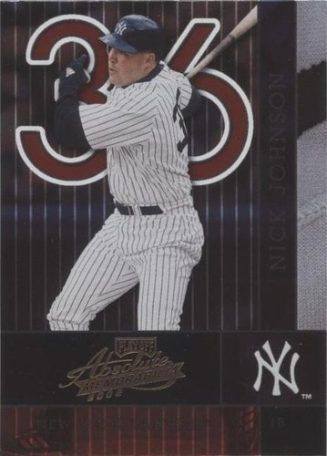 2002 Playoff Absolute Memorabilia - Nick Johnson #96