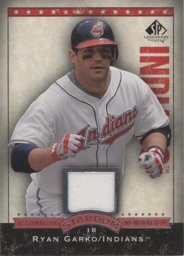 2008 SP Legendary Cuts - Ryan Garko #DS-RG