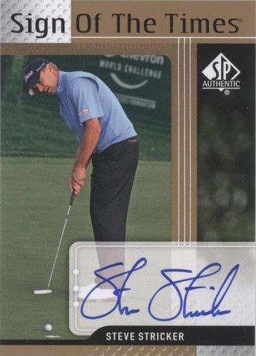 2012 SP Authentic - Steve Stricker #ST-SS