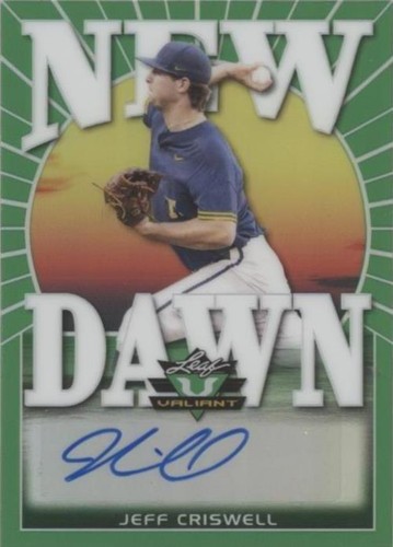 2020 Leaf Valiant - Jeff Criswell #ND-JC1