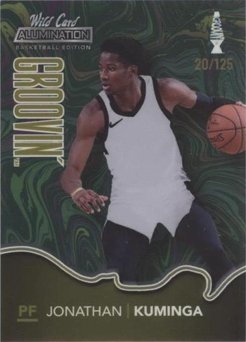 2021-22 Wild Card Alumination - Jonathan Kuminga #GG-20