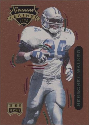 1996 Playoff Contenders Leather Herschel Walker #34