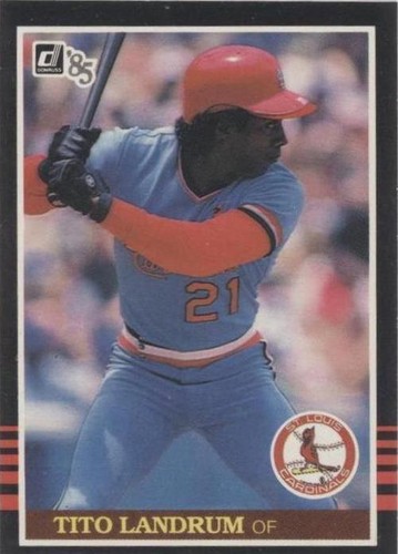 1985 Donruss - Tito Landrum #168