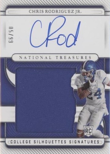 2023 Panini National Treasures Collegiate Chris Rodriguez Jr. #CSS-CR