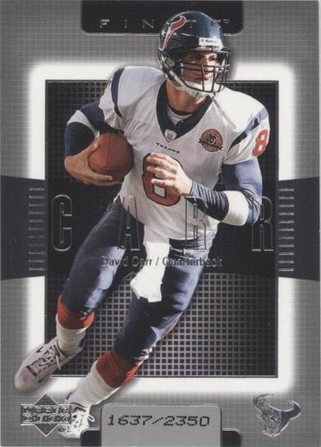2003 Upper Deck Finite David Carr #8