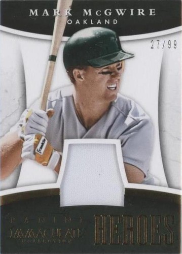 2015 Panini Immaculate Collection - Mark McGwire #18