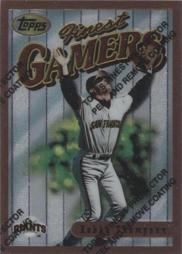 1996 Topps Finest - Robby Thompson #58