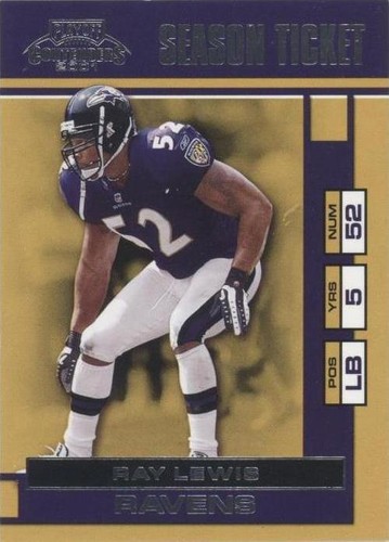 2001 Playoff Contenders Ray Lewis #8