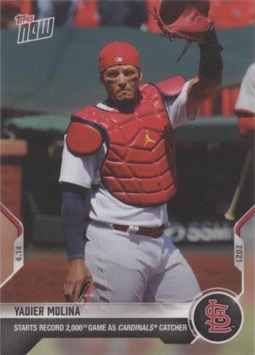 2021 Topps Now - Yadier Molina #74
