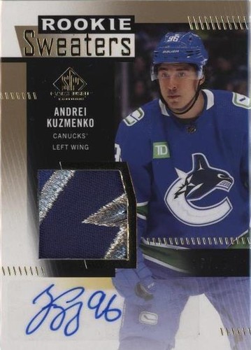 2022-23 Upper Deck SP Game Used - Andrei Kuzmenko #RS-AK