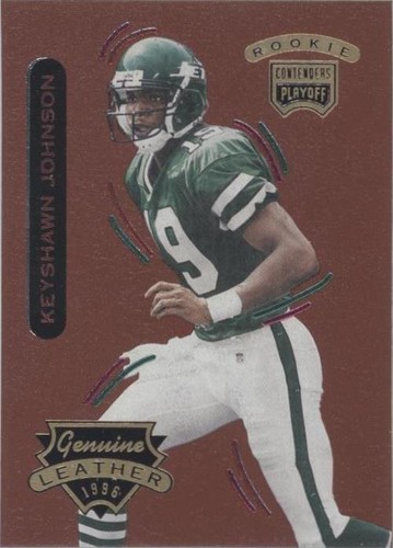 1996 Playoff Contenders Leather Keyshawn Johnson #59