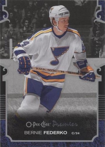 2007-08 O-Pee-Chee Premier - Bernie Federko #24