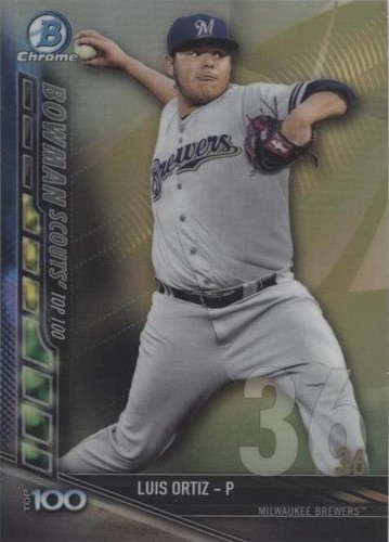 2017 Bowman - Luis Ortiz #BTP-36