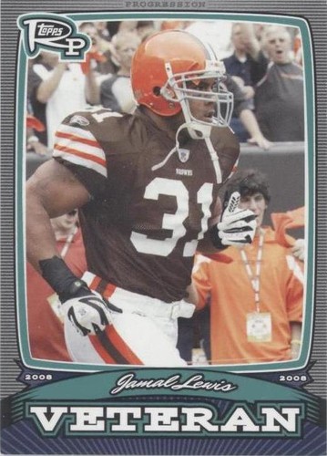 2008 Topps Rookie Progression Jamal Lewis #PV-JL