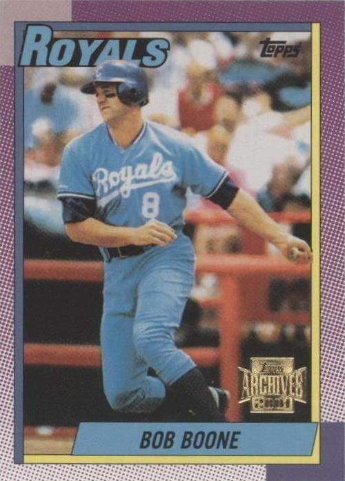 2001 Topps Archives - Bob Boone #374