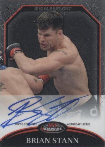 2011 Topps Finest UFC - Brian Stann #A-BST