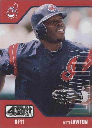2002 Upper Deck 40 Man - Matt Lawton #156